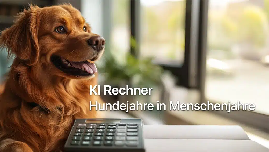 Hundejahre in Menschenjahre umrechnen (Rechner)